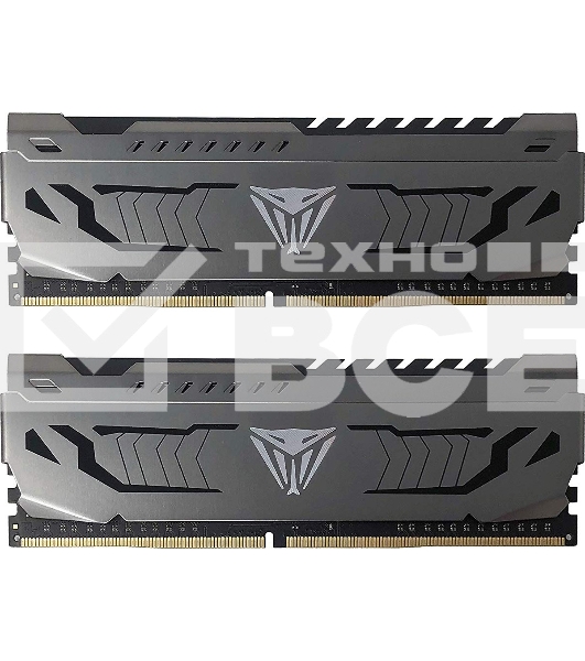 Оперативная память Patriot Viper Steel, DDR4, 64GB (2x32GB), 3600MHz, CL18, радиатор, черный