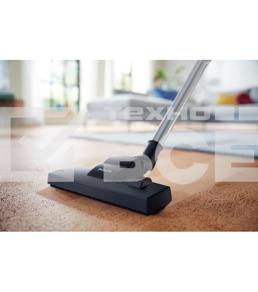 Пылесос Philips XB2123/09 синий, 360/850 Вт, уборка сухая, пылесборник контейнер 1.3 л