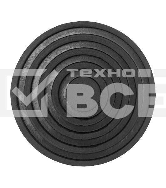Резиновая опора для подкатного домкрата универсальная, с увеличенной высотой, РоссияMatrix