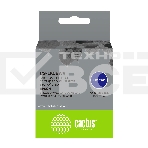 Картридж ленточный Cactus CS-LK5BWV белый шрифт, черный фон (18 мм, 9 м) для Epson LW400/LW700/LW600P/LW1000P/K400/Z700/Z900, фото 1