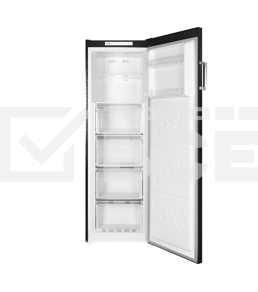 Морозильная камера Maunfeld MFFR170SB, черный, 206л, 4 ящика, 2 полки