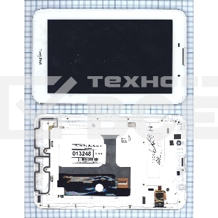 Модуль (матрица + тачскрин) для EveryPad белый с рамкой