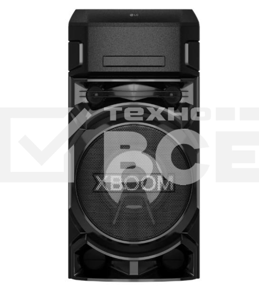 Микросистема LG ON77DK черный/CD/CDRW/DVD/DVDRW/FM/USB/BT