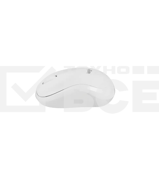 Мышь беспроводная Logitech M240 SILENT белый, 4000 dpi, Bluetooth, кнопки - 3
