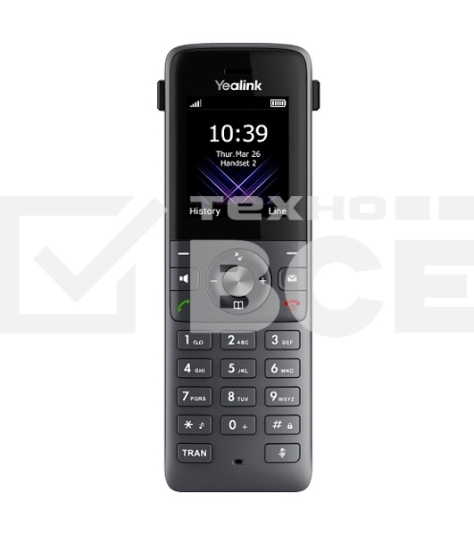 Система YEALINK W74P (база W70B+трубка W74H) до 10 SIP-аккаунтов, до 10 трубок на базу, до 20 вызовов, шт