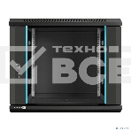Шкаф телекоммуникационный 19' настенный 9U ExeGate EC-WM-9U.600.G.BLACK (19', 9U, 600x600x500мм (ШхГхВ), передняя дверь закаленное стекло, съемные боковые панели, пыле- и влагозащита IP23, черный RAL 9004), фото27