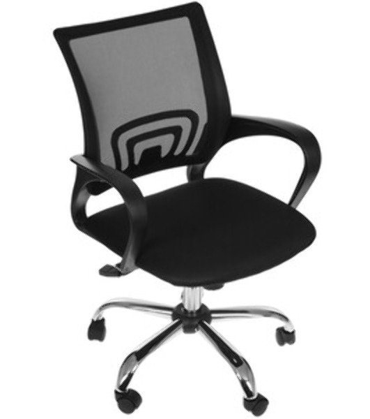 Кресло Бюрократ CH-695N/SL/BLACK черный, сетка, 120 кг, механизм качания