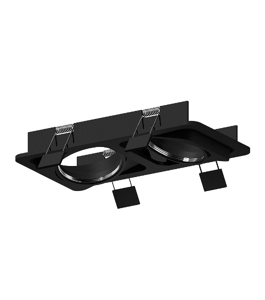 Корпус светильника C7664 SBK черный песок 225*120*H25mm MR16 GU5.3