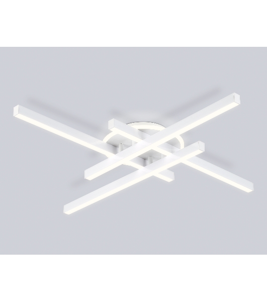 Потолочный светодиодный светильник Ambrella light FL6281 WH белый 58W 3000K-6400K 700*700*85 (ПДУ ИК)