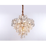 Светильник Ambrella light TR5233/12 SGD/CL/FR золото/прозрачный/белый матовый E27*12 max 40W D600*610, фото 1