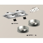 Комплект встраиваемого светильника Ambrella light XC7635004 SWH/MCH белый песок/хром матовый MR16 GU5.3 (C7635, N7013), фото 1