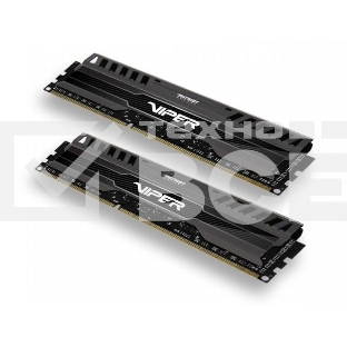Оперативная память Patriot Viper 3, DDR3, 16GB (2x8 GB), 1600 MHz, CL9, радиатор, черный