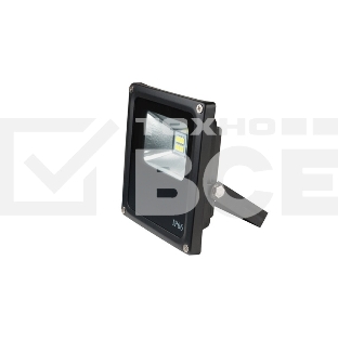 Прожектор светодиодный VOLPE ULF-Q507 10W/DW IP65 175-265В черный 10Вт LED IP65 128x120x40мм 6500К