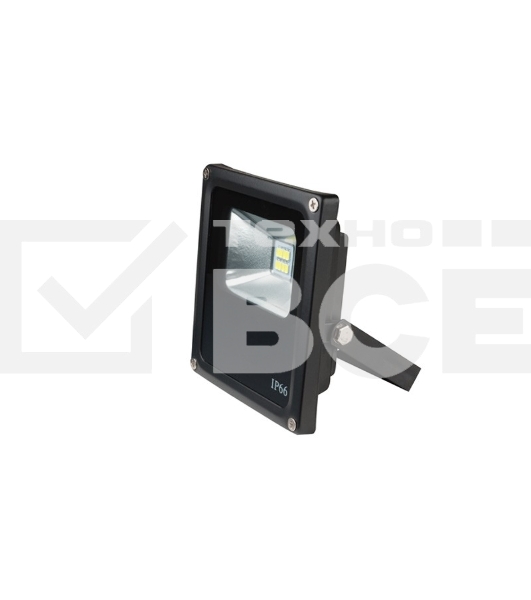 Прожектор светодиодный VOLPE ULF-Q507 10W/DW IP65 175-265В черный 10Вт LED IP65 128x120x40мм 6500К