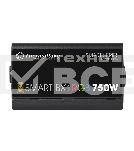 Блок питания Thermaltake Smart PS-SPR-0750NHSABE-1, 750Вт, 80 PLUS Bronze, 120мм, черный