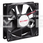 Вентилятор для корпуса Rexant RX 9225MS 24VDC черный, 92 мм, 2500 об/мин, 30 дБ, 2 pin, фото 1
