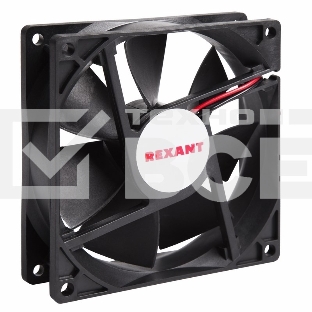 Вентилятор для корпуса Rexant RX 9225MS 24VDC черный, 92 мм, 2500 об/мин, 30 дБ, 2 pin