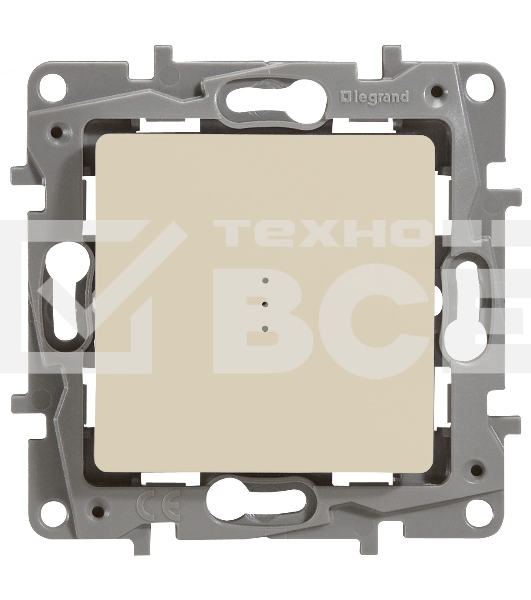 Переключатель с подсветкой, авт., 10AX, сл.кость ETIKA Переключатель с подсветкой, авт., 10AX, сл.кость