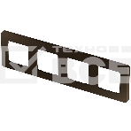 Рамка 4 поста бронза Inspiria, фото 1