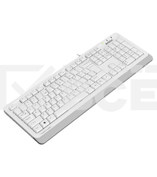 Клавиатура A4Tech Fstyler FKS10 проводная, USB, белый/серый