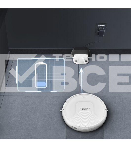 Робот-пылесос Tefal RG8227WH белый, 2600 мА·ч Li-Ion, уборка сухая, пылесборник контейнер 0.44 л