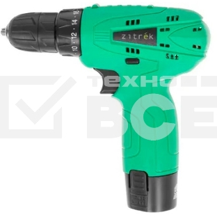 Дрель-шуруповерт Zitrek Green 12 063-4071, Аккумуляторная, 12В