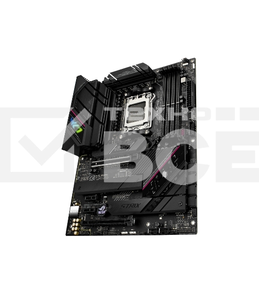 Материнская плата ASUS ROG STRIX B650E-F GAMING WIFI, AM5, AMD B650, 4xDDR5, 4xSATA, 3xM.2, 1xPCI-E 5.0 x16, 1xPCI-E 4.0 x4, 2xPCI-E x1, 1xHDMI, 1xDP, 1x 2.5Gb LAN, 4xUSB-A 2.0, 4xUSB-A 3.2 Gen 1, 2xUSB-A 3.2 Gen 2, 1xUSB-C 3.2 Gen 2, 1xUSB-C 3.2 Gen 2x2,