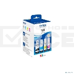 Чернила оригинальные Epson 101 / C13T03V64A мультипак, черный 127 мл., голубой, пурпурный, желтый - 210 мл. для Epson, фото2
