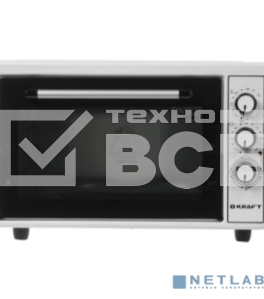 Мини-печь Kraft KF-MO3801W белый, 38 л