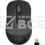 Мышь беспроводная A4Tech Fstyler FG10S черный/серый, 2000 dpi, радиоканал, USB, кнопки - 4, фото3