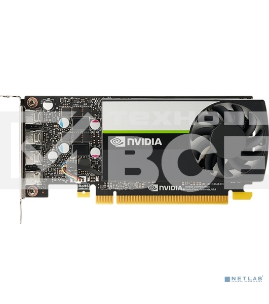 Видеокарта NVIDIA Quadro T1000 4G - BOX, brand new original with individual package, - include ATX and LT brackets (900-5G172-2550-000) (023076) {8}