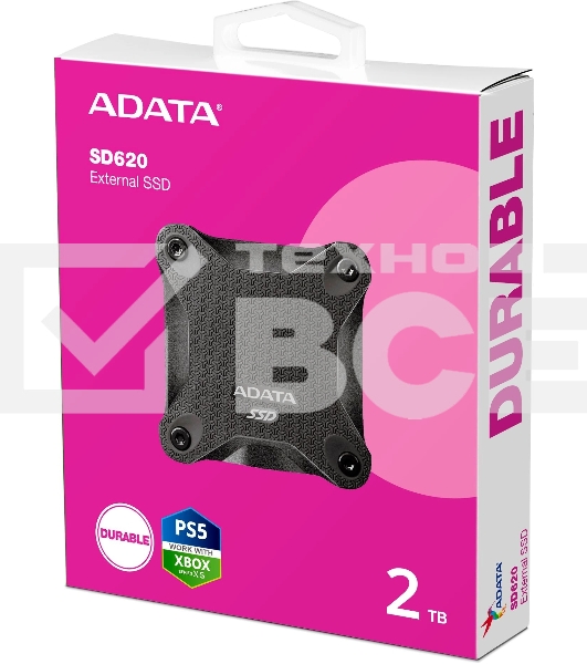 Внешний накопитель SSD A-Data USB3.1 2TB SD620-2TCBK SD620 2.5