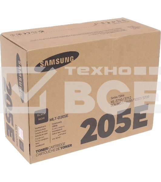 Картридж лазерный Samsung MLT-D205E/ SU953A черный для Samsung ML-3710/SCX-5637/5737 (10000стр.)