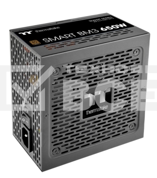 Блок питания Thermaltake Smart BM3 (PS-SPD-0650MNFABE-3), 650Вт, 80 PLUS Bronze, 120мм, модульный, черный
