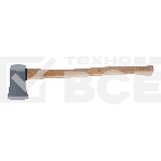 Топор кованый, 1360 г, американский тип, буковая рукоятка, 700мм, EFP Denzel, фото3