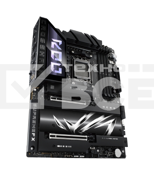 Материнская плата ASUS ROG CROSSHAIR X870E HERO, AM5, AMD X870E, 4xDDR5, 4xSATA, 5xM.2, 2xPCI-E 5.0 x16, 1xHDMI, 2xUSB-C (видео), 2x 5Gb LAN, 6xUSB-A 3.2 Gen 2, 2xUSB-C 3.2 Gen 2, 2xUSB4, 2x3.5 мм, 7.1, ATX