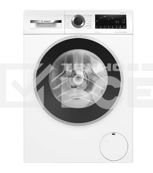 Стирально-сушильная машина Bosch WNA25401ME, максимальная загрузка: 10/6 кг, 1400 об/мин, 848x598x590 мм. Класс энергопотребления A, EcoSilence Drive,VarioDrum барабан, многофункциональный LED дисплей,панель управления на английском языке,  пр-во Китай