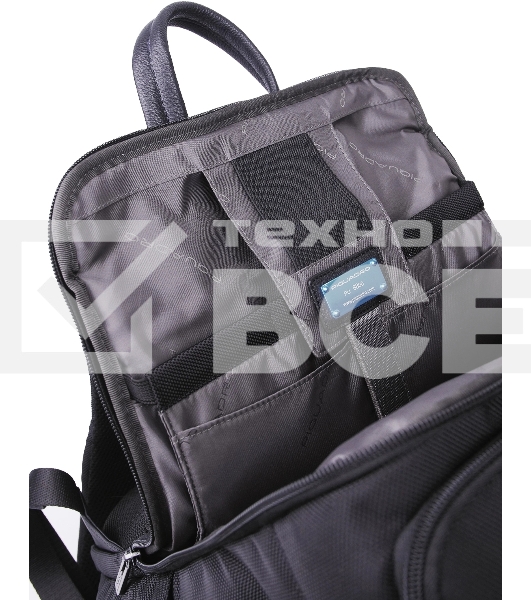 Рюкзак Piquadro Brief2 CA6648BR2/N черный нейлон/натур.кожа