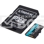 Флеш карта microSDXC 256Gb Kingston SDCG4/256Gb Canvas Go! Plus A2 + adapter, фото3