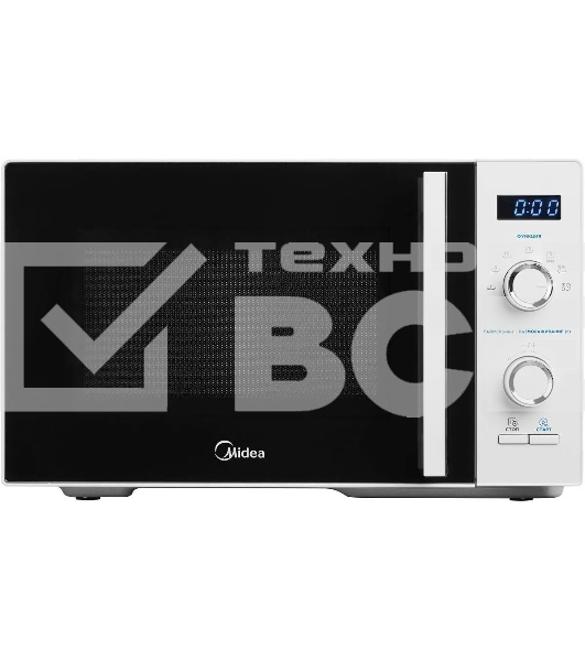 Микроволновая печь Midea AM825P2ET-W / 25л, соло, электронное управление, 800 Вт, белый