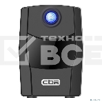Источник бесперебойного питания CBR QTM-650T-2F-LCUC Line Interactive 650VA/360W 7Ah12V 2 x Shuko, HID-USB, RJ45/11, фото 1