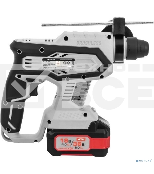 Перфоратор Интерскол ПА-24/36В патрон:SDS-plus уд.:2.2Дж аккум. (кейс в комплекте)