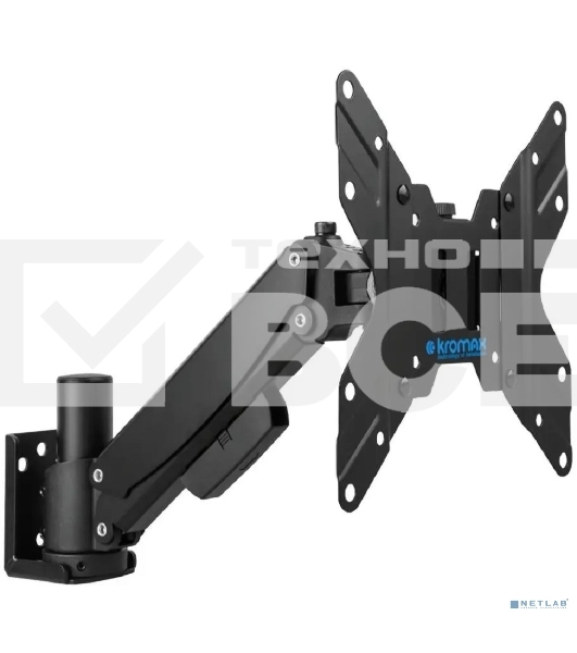 Кронштейн Kromax ORION-11 черный, 8 шт/уп. Кр. стал. настенный для TV 13
