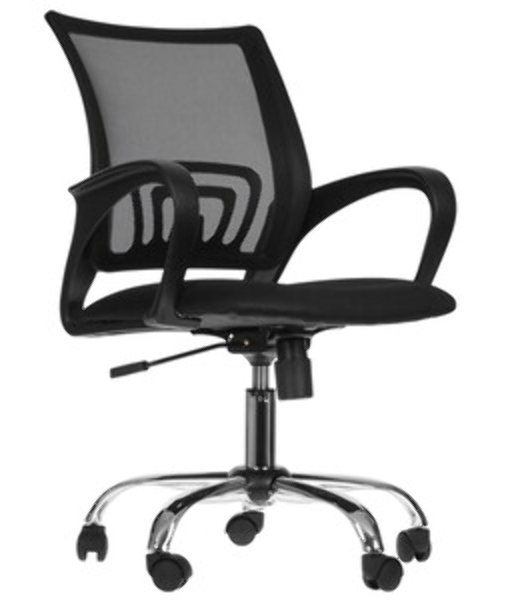 Кресло Бюрократ CH-695N/SL/BLACK черный, сетка, 120 кг, механизм качания