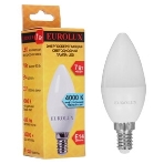 Лампа светодиодная EUROLUX LL-E-C37-7W-230-4K-E14 свеча, фото6