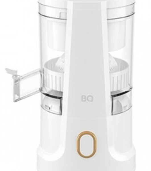 Соковыжималка BQ J1010 белый, цитрусовая, 150 Вт, 150 мл, механическое