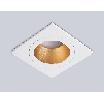 Встраиваемый точечный светильник Ambrella light TN102827 WH/GD белый/золото GU5.3 92*92*50, фото6