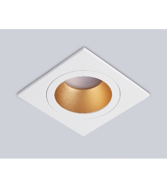 Встраиваемый точечный светильник Ambrella light TN102827 WH/GD белый/золото GU5.3 92*92*50