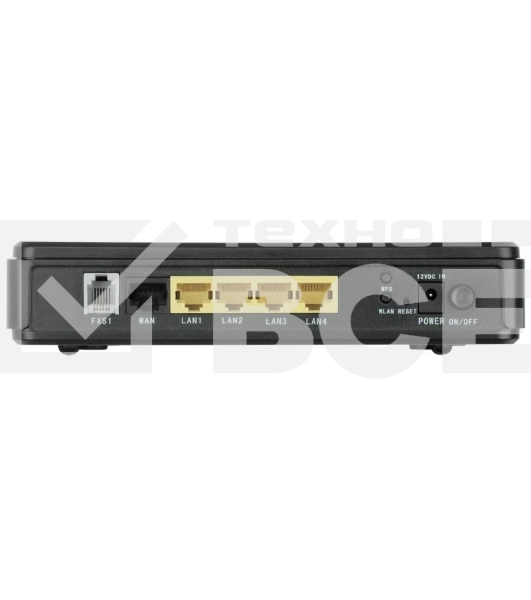 Маршрутизатор беспроводной D-Link DVG-N5402SP/1S/C1A 10/100BASE-TX черный