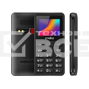 Мобильный телефон BQ Strike S10 черный SC6531E